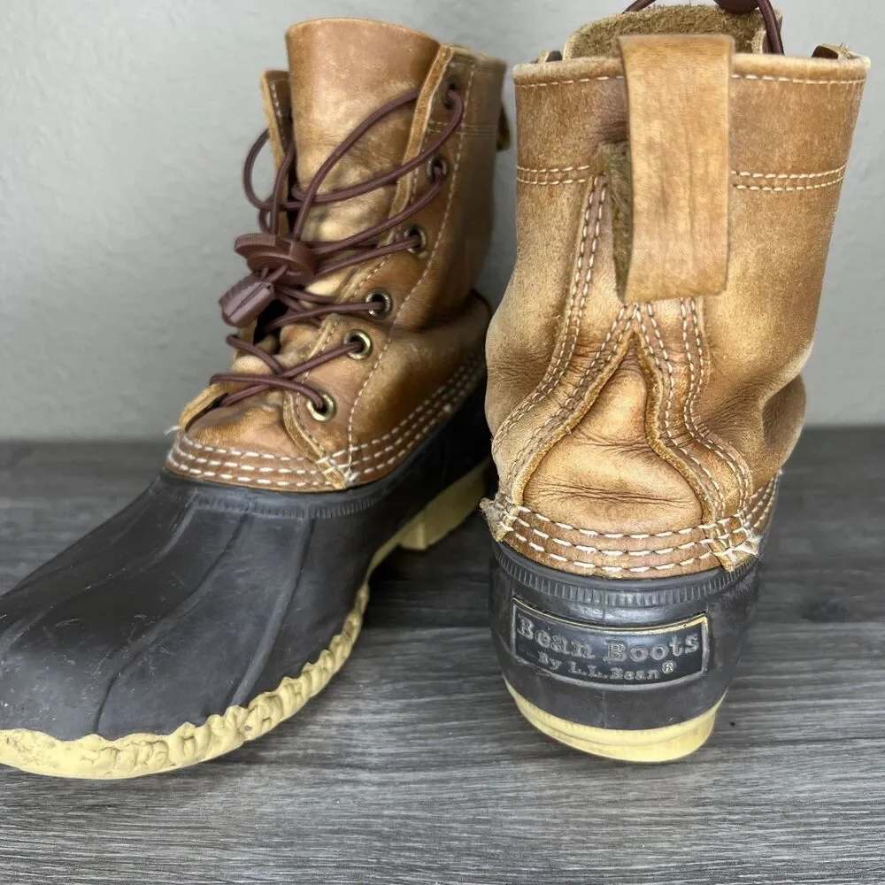 Vintage LL Duck Bean Boots 8